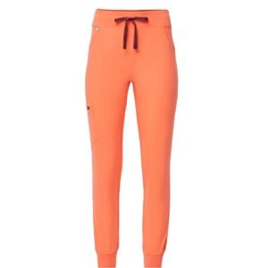 FIGS - NWT Women's Sunset Orange Zamora Scrub bottoms Limited edition color.